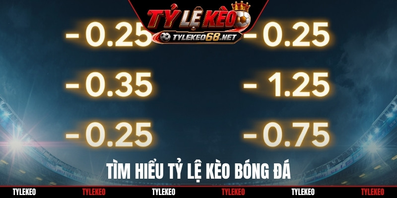 Tìm hiểu tỷ lệ kèo bóng đá