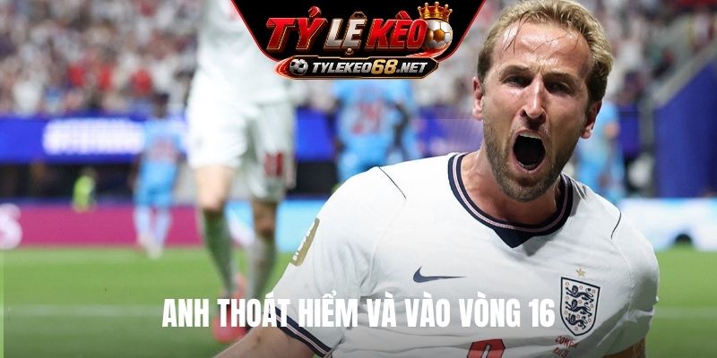 Anh thoát hiểm và vào vòng 16
