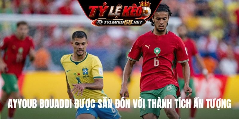 Ayyoub Bouaddi được săn đón với thành tích ấn tượng