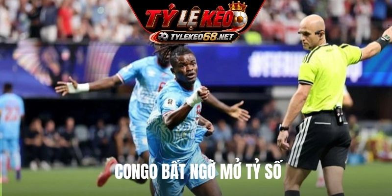 Congo bất ngờ mở tỷ số