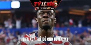 Fifa xóa thẻ đỏ cho tuyển Mỹ